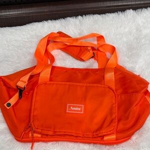 Foldie Vibrant Orange Travel Bag for Women